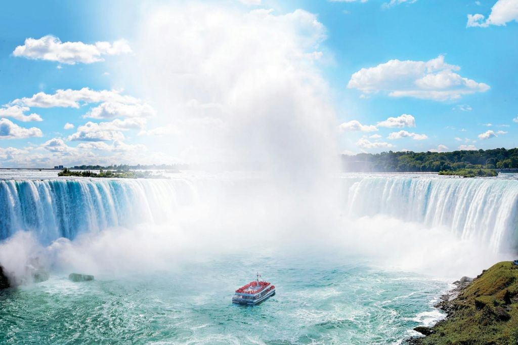 Exclusive First on the Boat Niagara Falls Tour & Journey Behind the Falls