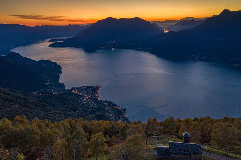 코모 호수 전망