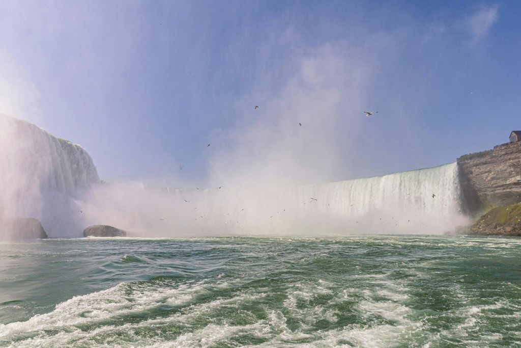 Exclusive First on the Boat Niagara Falls Tour & Journey Behind the Falls