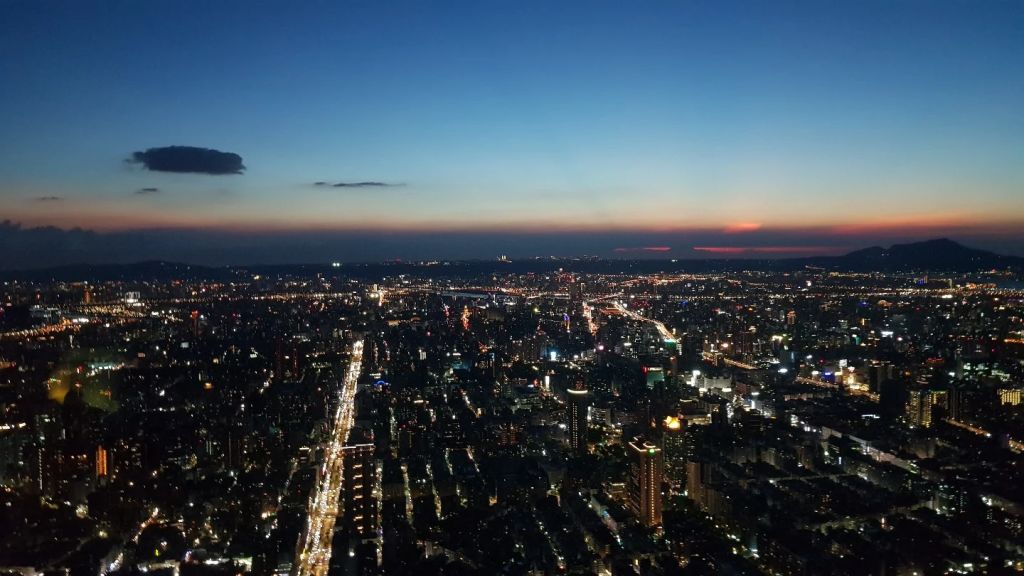 일몰 전부터 해가 사라질 때까지, 감동적이었어요.