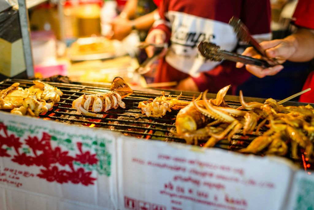 맛있는 구운 짜장면!