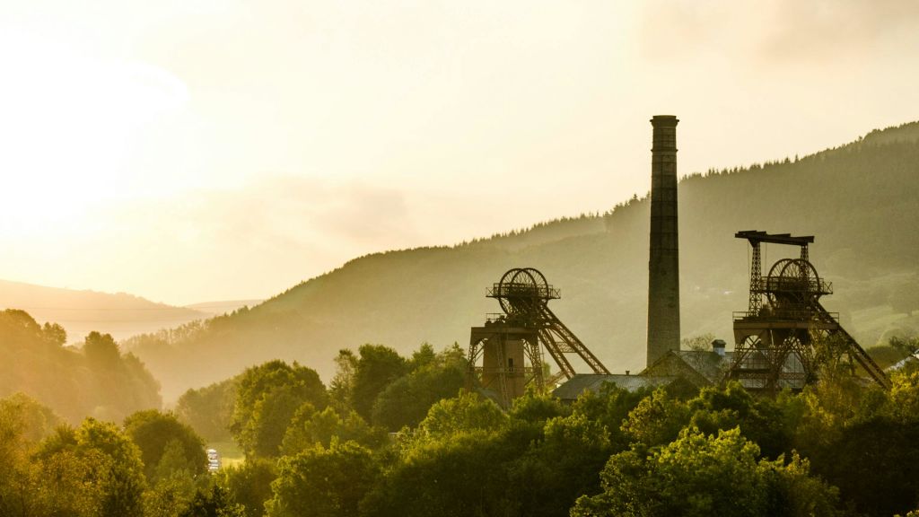론다 헤리티지 파크의 피트헤드, 구불구불한 바퀴, 굴뚝