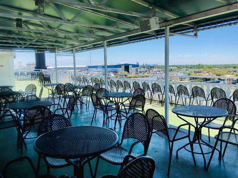 뉴올리언스 리버보트 최고의 갑판