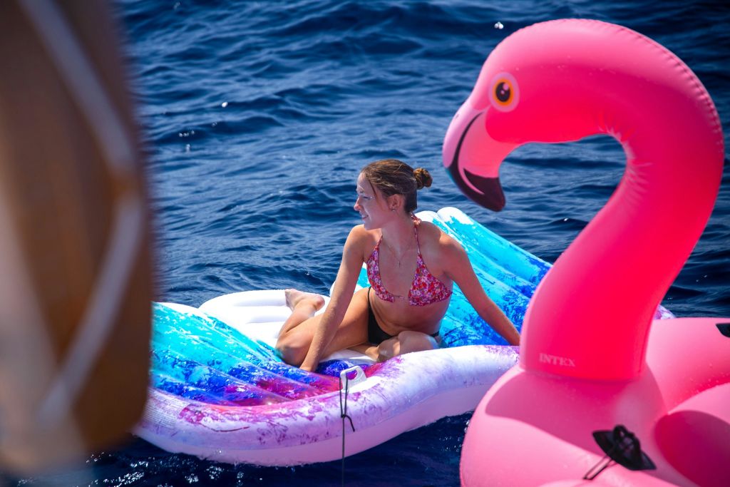 태양 아래서 즐기는 즐거운 시간