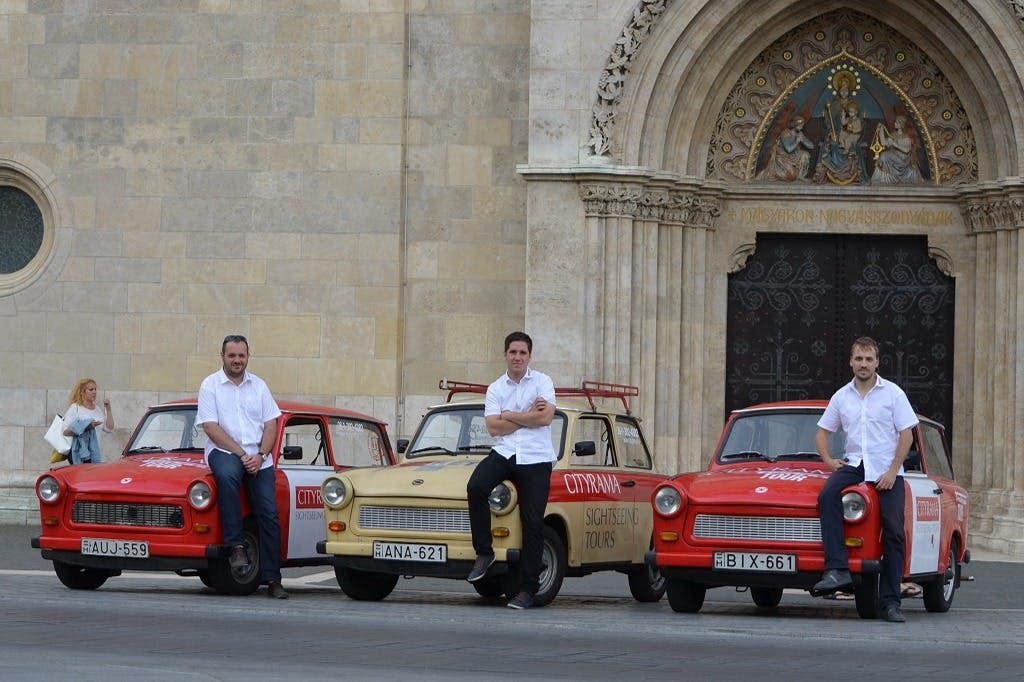 가이드와 함께하는 트라반트 자동차 투어