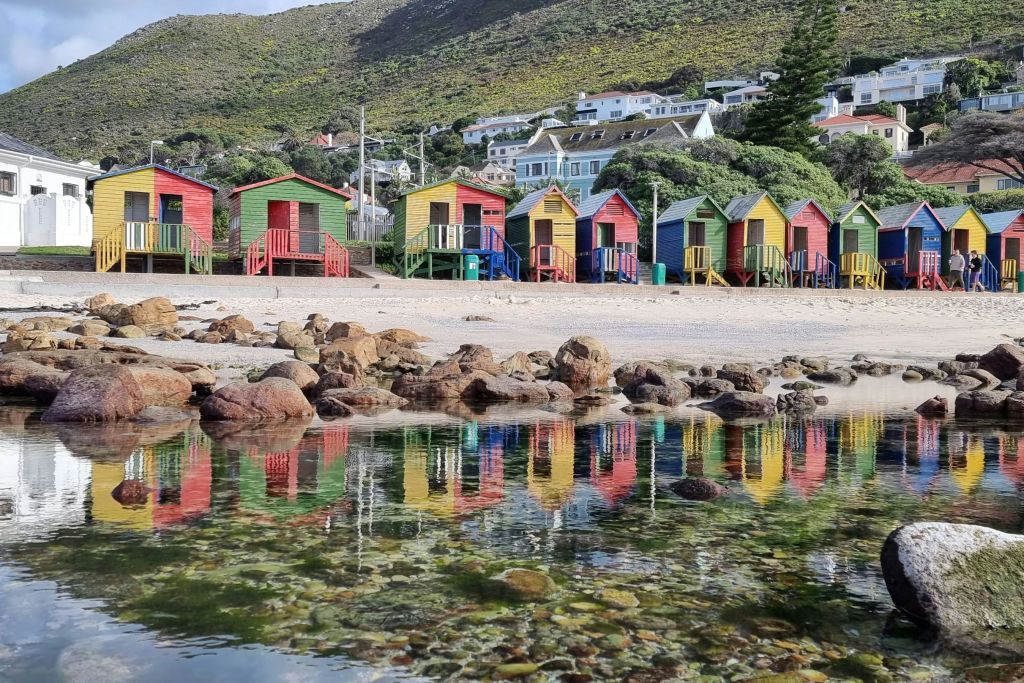 세인트제임스 비치의 다채로운 주택