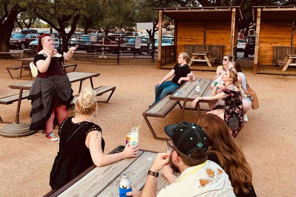 스톡야드에서 즐기는 음료