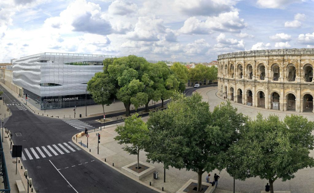 박물관의 공중 전망