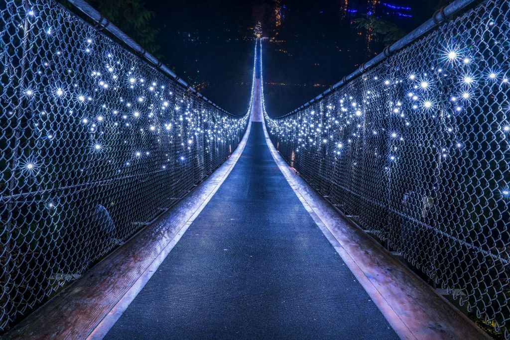 카필라노 현수교 야간 투어