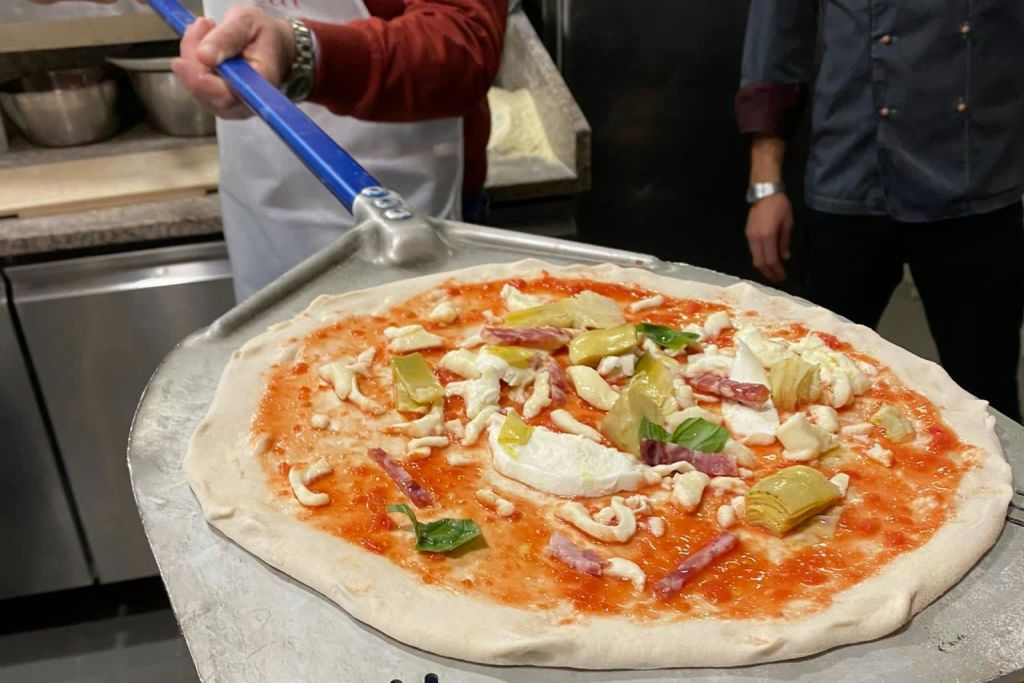 나무 오븐 안에!