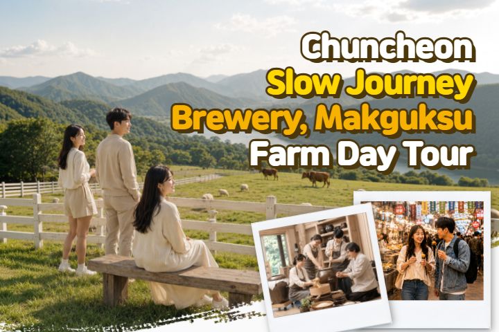 [From Seoul] Chuncheon Slow Journey : Brewery, Makguksu & Farm Experience Day Tour