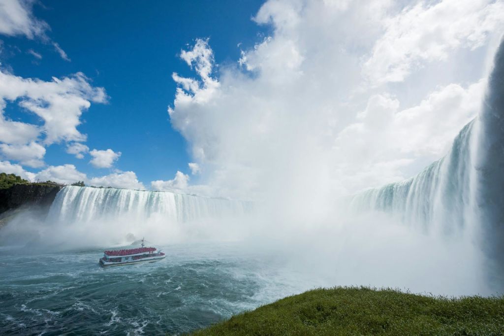 Exclusive First on the Boat Niagara Falls Tour & Journey Behind the Falls