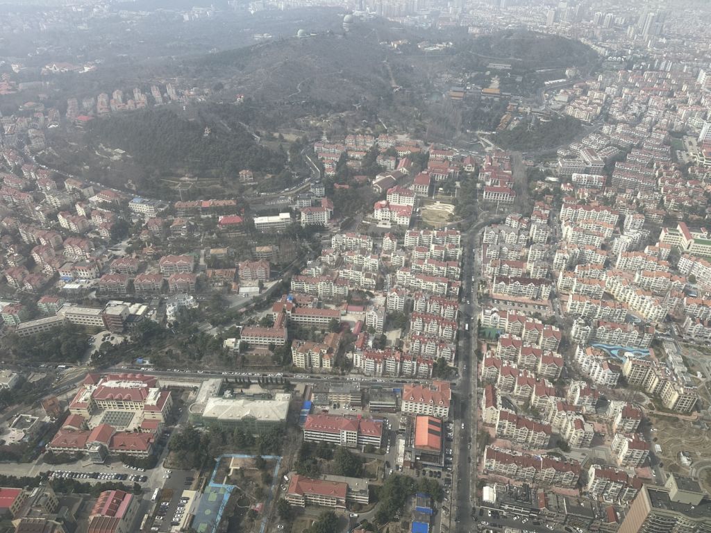칭다오 해천 몰 도시 관광 전망대