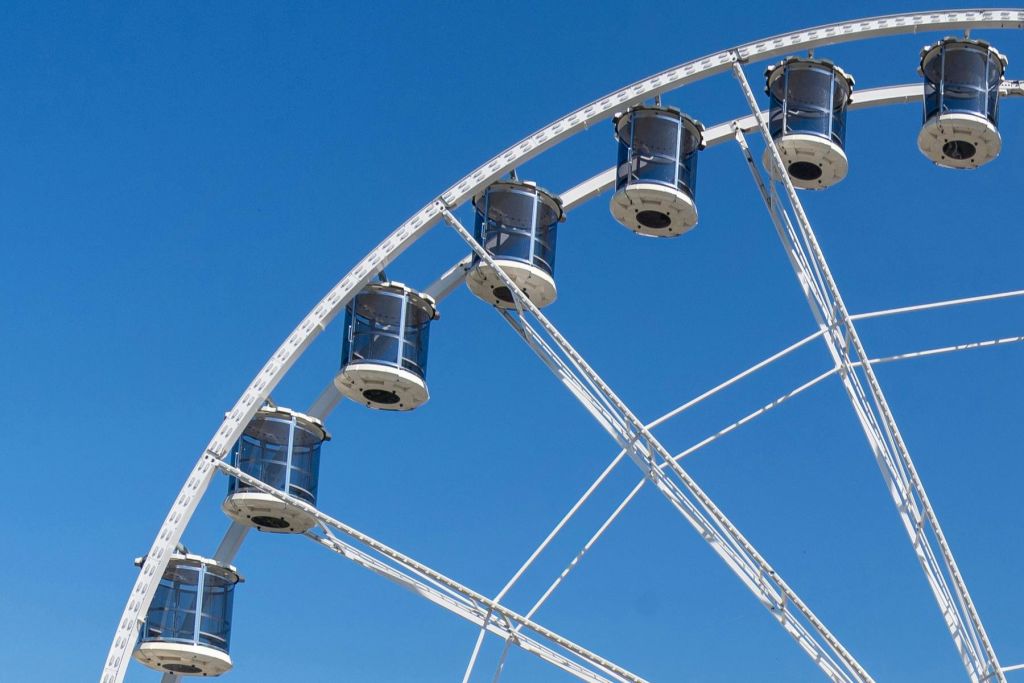 대관람차의 파노라마 곤돌라