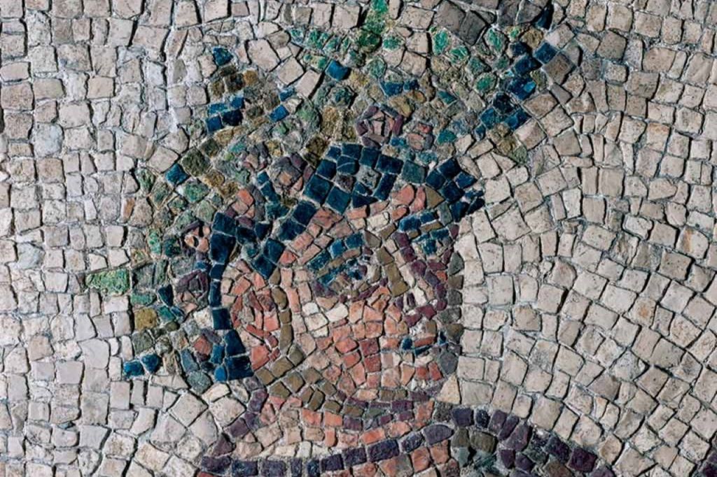 도무스의 바닥에 있는 모자이크
