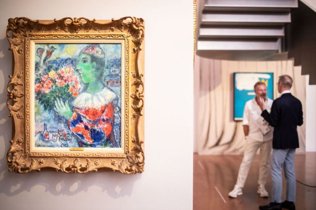 박물관 내부, 샤갈