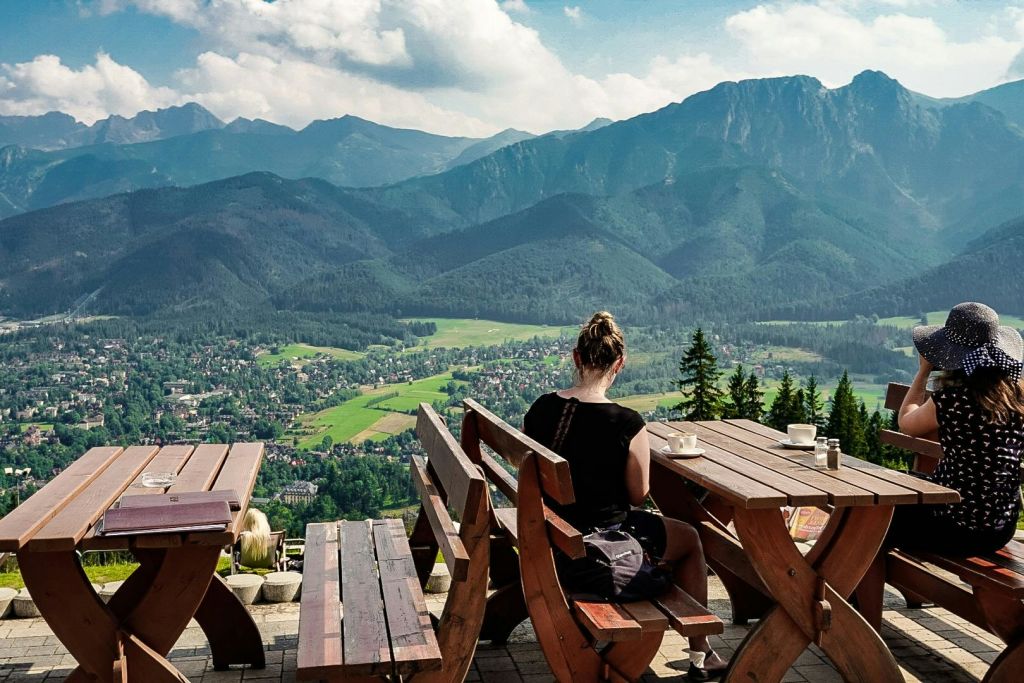 Gubałówka에서 바라보는 전망