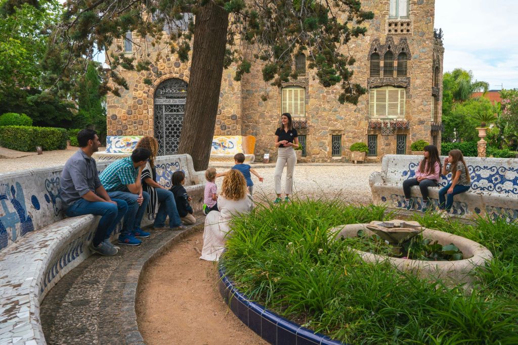 정원의 휴식 공간 중 하나
