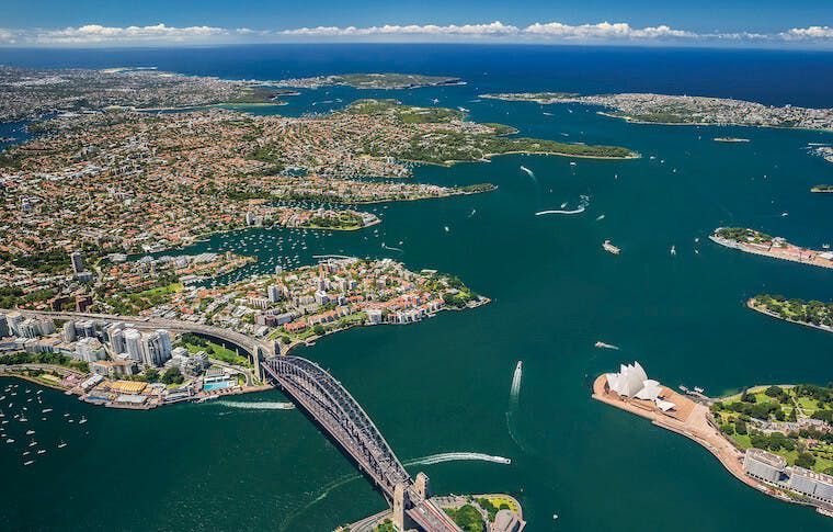 시드니 하버 아리엘 전망