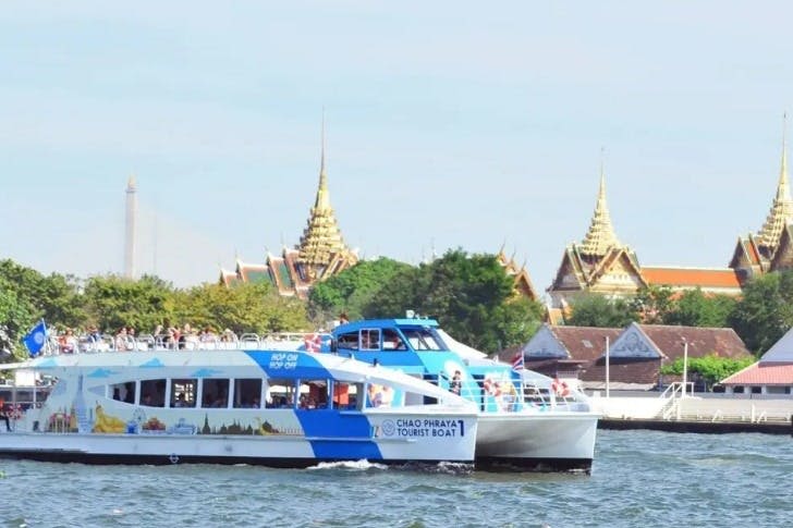 차오프라야강 보트