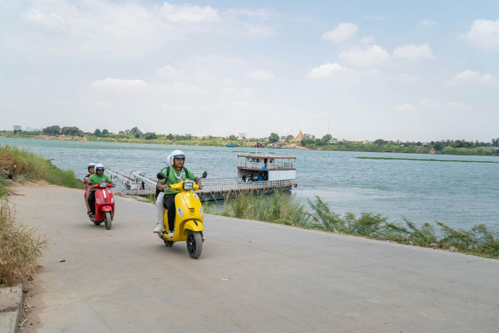 실크 아일랜드의 일몰