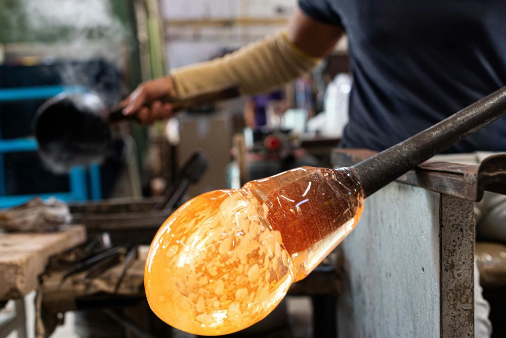 무라노 유리 물체