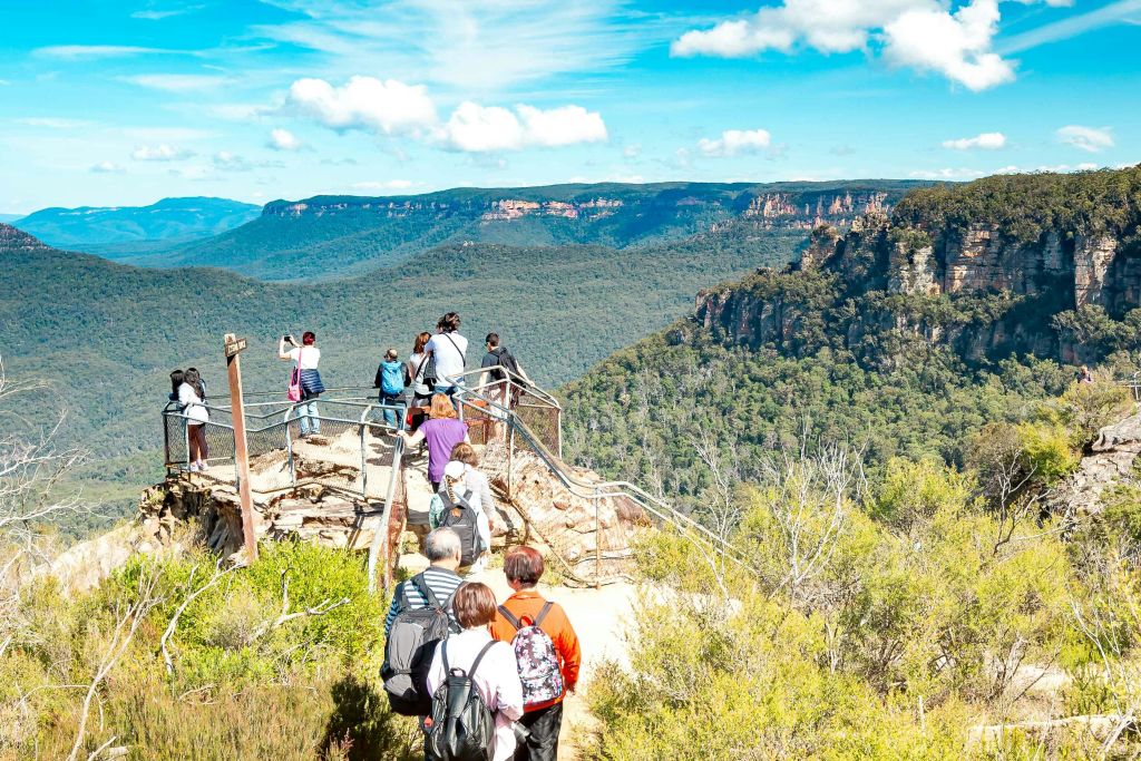 블루마운틴의 제이미슨 밸리 전망대