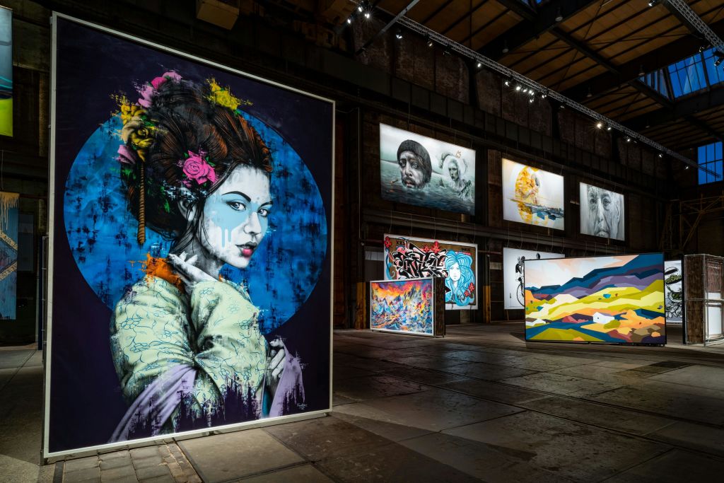 스트랫 뮤지엄의 거리 벽화