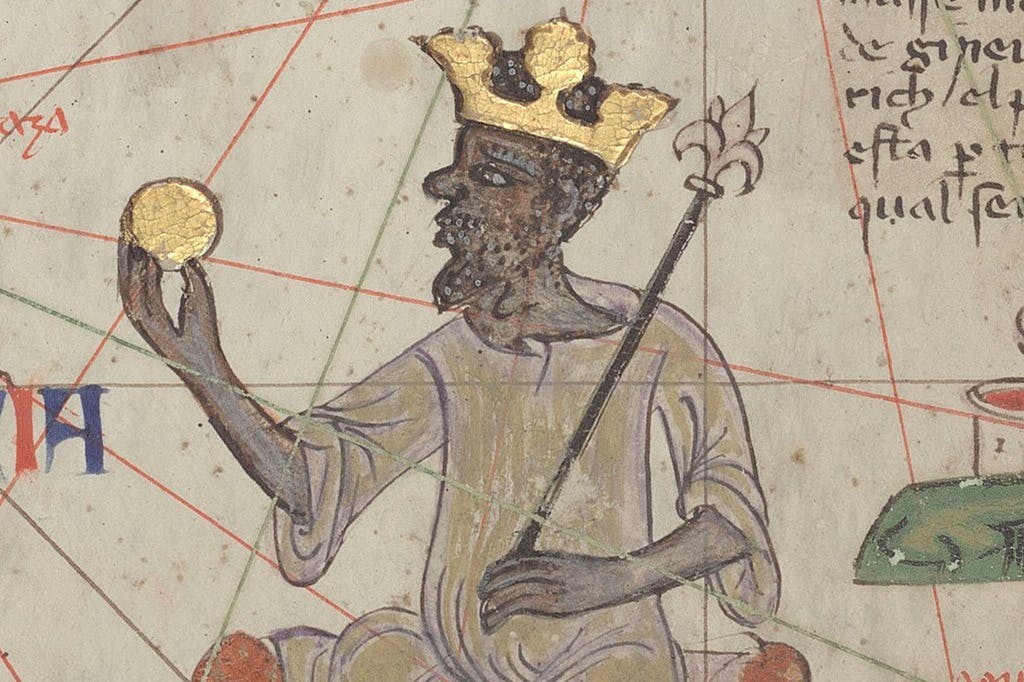 만사 무사는 카탈로니아 아틀라스에 등장했습니다.