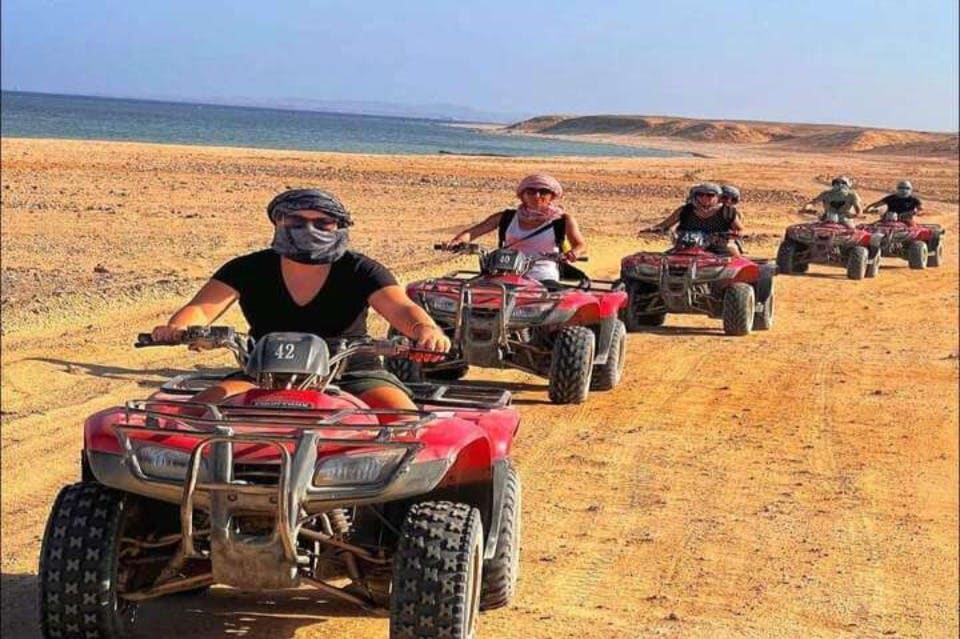 포트갈립에서 즐기는 쿼드 사파리.