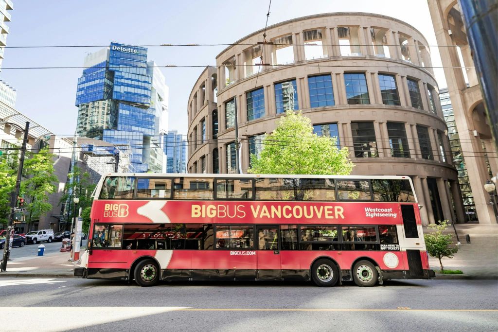 밴쿠버 하차 버스 탑승