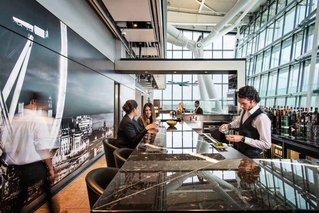 플라자 프리미엄 라운지 - 런던 히드로 공항 T5