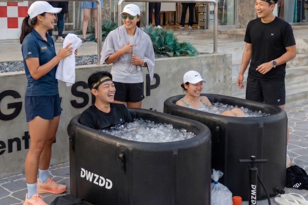 Beach Run & Surf & Ice Bath Recovery Wellness