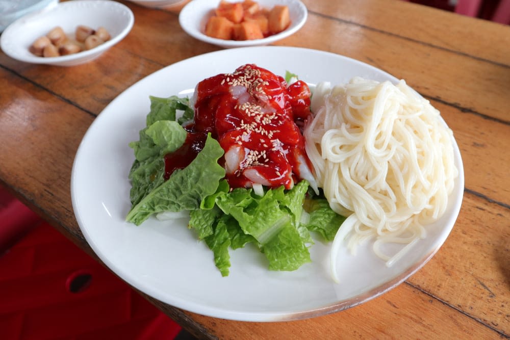 활어 회 국수