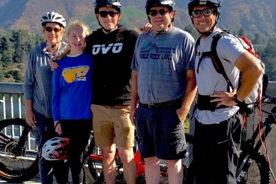 전망 좋은 단체 사진