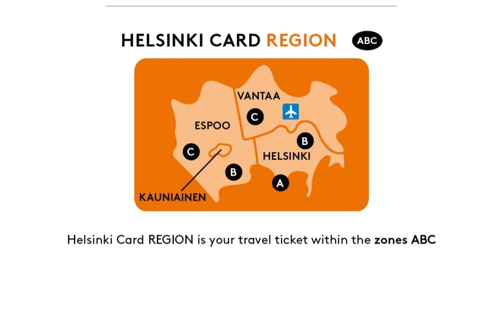 헬싱키 카드 지역 ABC
