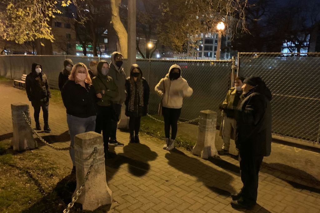 시카고 링컨 공원에서 유령 찾기