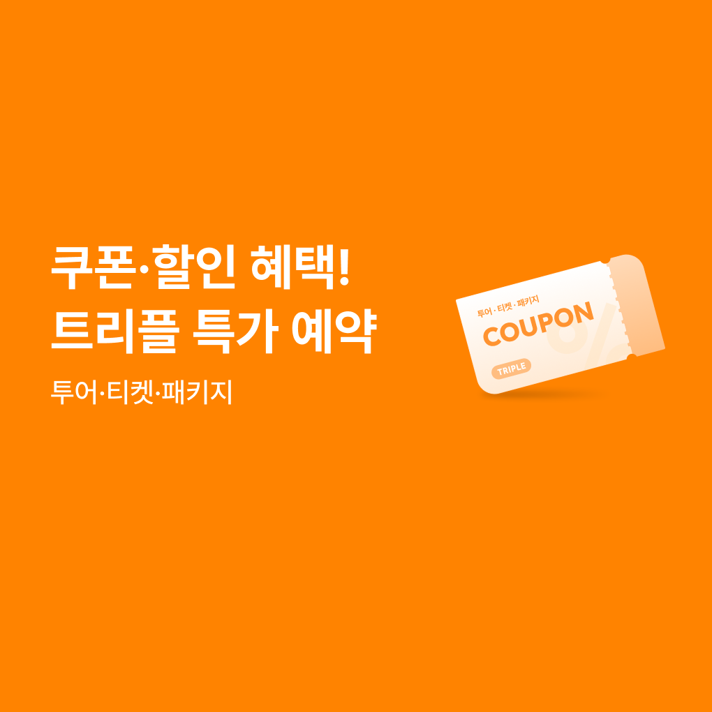 투어·티켓·패키지 이달의 혜택 - 트리플 투어티켓