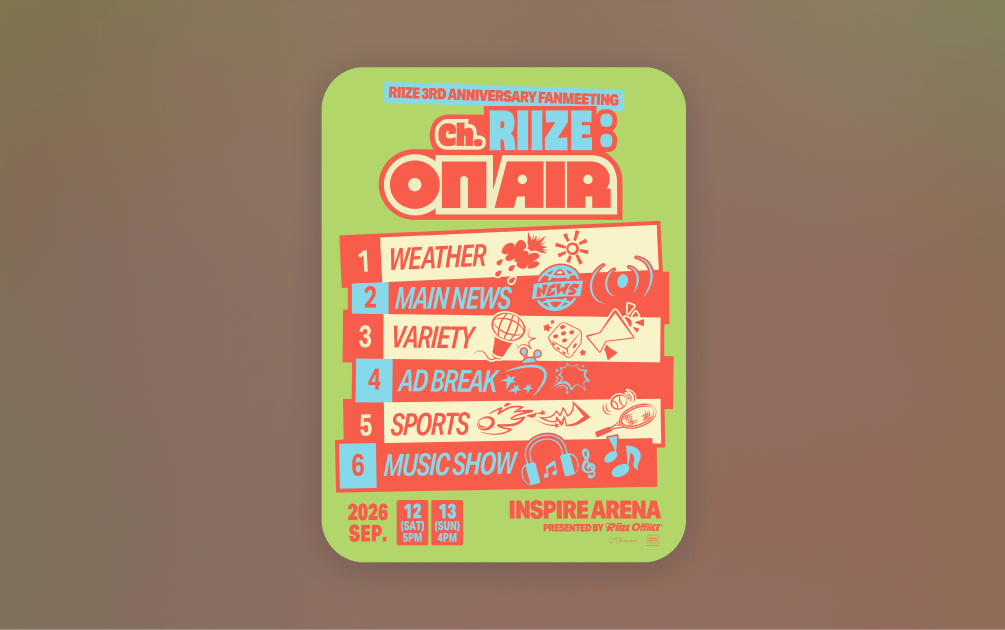 RIIZE 3RD ANNIVERSARY FANMEETING 
<Ch. RIIZE: ON AIR>