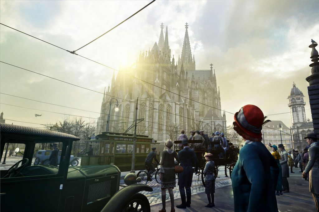 20년대 대성당을 가상으로 표현한 작품