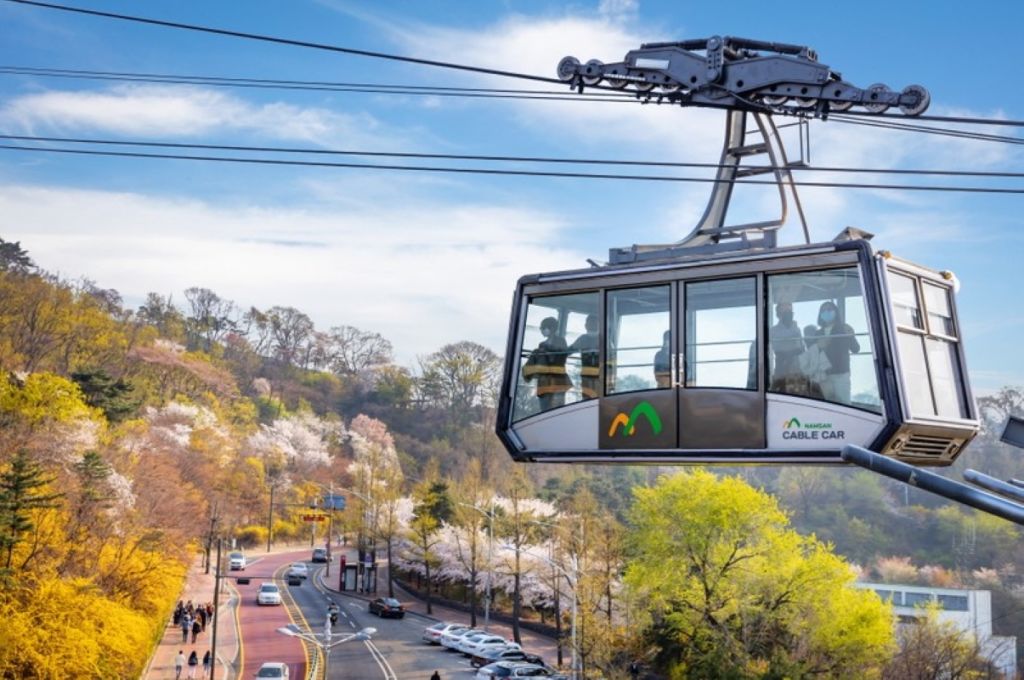 [ソウル]南山ケーブルカー平日往復乗車チケット