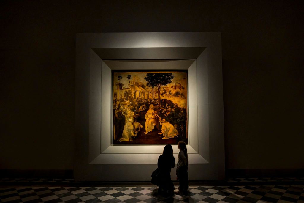 Adoration of the Magi by Leonardo da Vinci