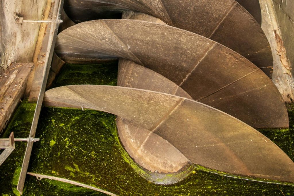 모르타르의 일부