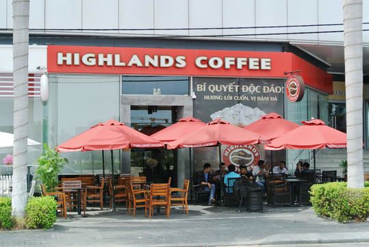 하이랜드 커피 인도차이나 리버사이드 몰 점