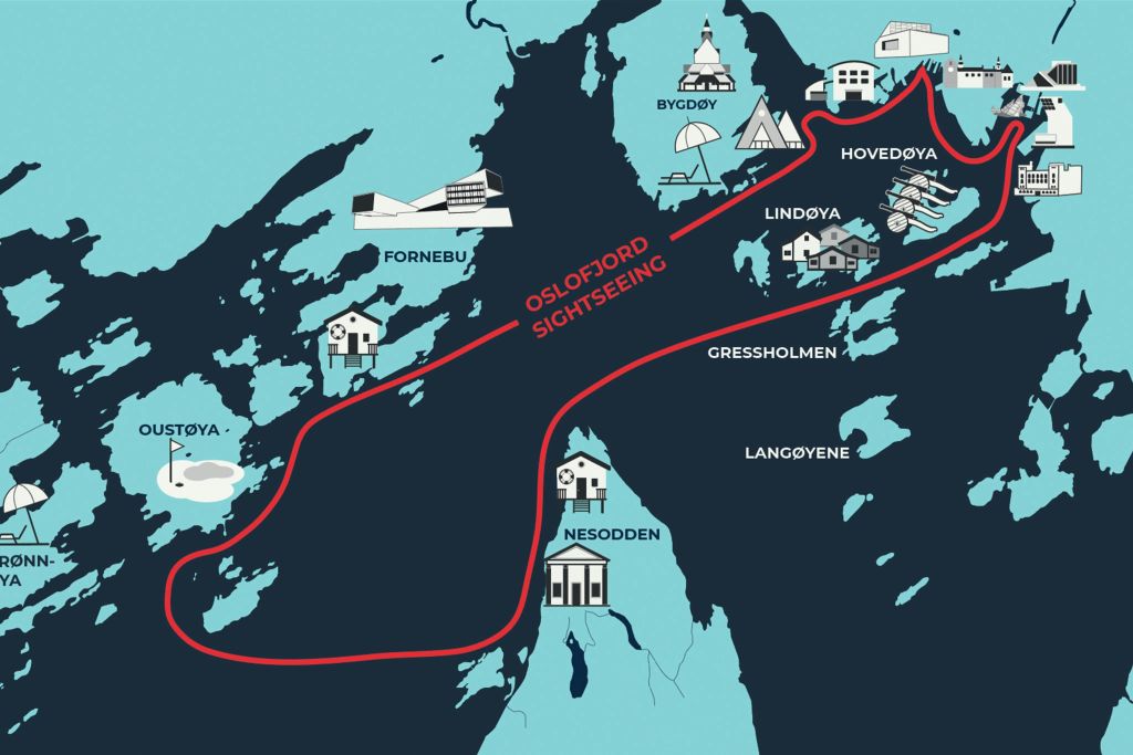고전적인 오슬로피오르 관광 루트를 경험할 수 있는 이상적인 방법.