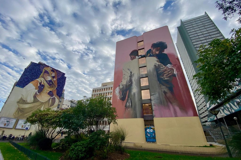 거리 예술 작업