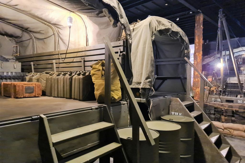 Museum with vehicles fun for tourists in the Netherlands about the Second World War, War Museum Medemblik