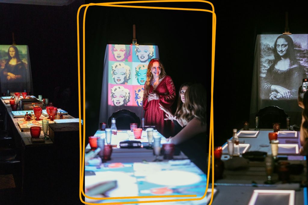 세븐페인팅스 몰입형 다이닝 쇼에서 즐기는 예술적 배열