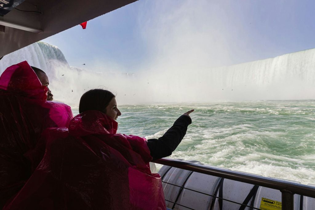 Exclusive First on the Boat Niagara Falls Tour & Journey Behind the Falls