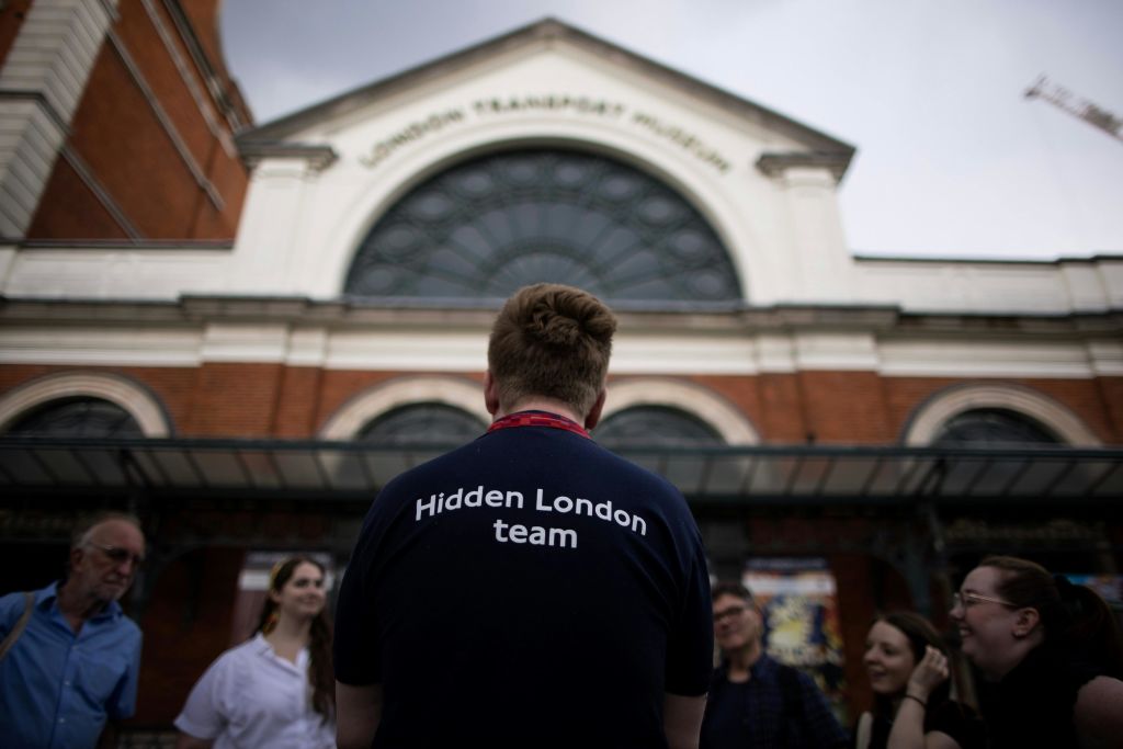 런던 중심부의 비밀을 찾아서